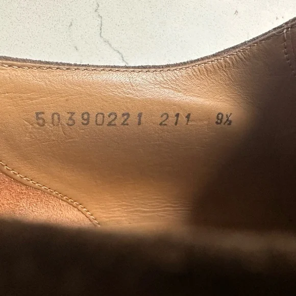 BOSS Eden Brown Suede & Leather Derbys Men's Loafer Sz 9.5‎ - Picture 6 of 11